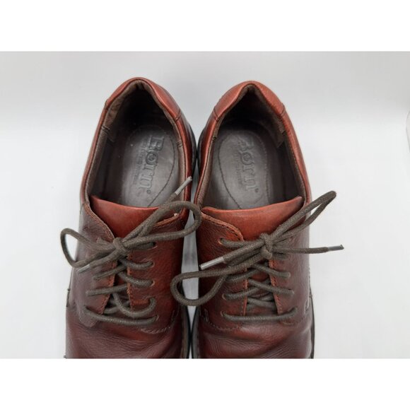 Born Derby Oxford Men\'s Size 10.5 Brown Leather Lace-up Cap-toe Comfort Shoes main image 9